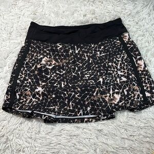 Lululemon Pace Rival Skirt II *4-way Stretch Sugar Crush Multi / Black